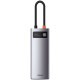 Baseus Metal Gleam Series 5-in-1 Multifunctional HUB USB Type C - USB Type C Power Delivery 100 W / HDMI 4K 30 Hz / 3x USB 3.2 Gen 1 (CAHUB-CX0G)
