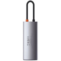 Baseus Metal Gleam Series 5-in-1 Multifunctional HUB USB Type C - USB Type C Power Delivery 100 W / HDMI 4K 30 Hz / 3x USB 3.2 Gen 1 (CAHUB-CX0G)