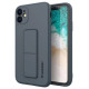 Wozinsky Kickstand Case Silicone Stand Cover for Xiaomi Redmi 10X 4G / Xiaomi Redmi Note 9 Blue
