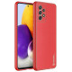 Dux Ducis Yolo elegant case made of soft TPU and PU leather for Samsung Galaxy A72 4G red