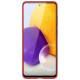 Dux Ducis Yolo elegant case made of soft TPU and PU leather for Samsung Galaxy A72 4G red