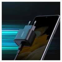 Ugreen USB Type C charger 25W Power Delivery + USB Type C cable 2m black (50581)