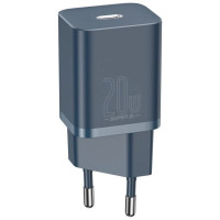 Baseus Super Si 1C fast charger USB Type C 20W Power Delivery + USB Type C - Lightning cable 1m blue (TZCCSUP-B03)