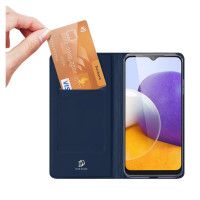 Dux Ducis Skin Pro Bookcase type case for Samsung Galaxy A22 4G blue