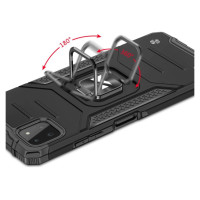 Wozinsky Ring Armor Case Kickstand Tough Rugged Cover for Samsung Galaxy A22 4G red