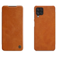 Nillkin Qin leather holster case for Samsung Galaxy A22 4G brown