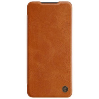 Nillkin Qin leather holster case for Samsung Galaxy A22 4G brown