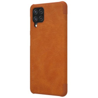 Nillkin Qin leather holster case for Samsung Galaxy A22 4G brown