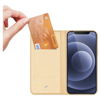 Dux Ducis Skin Pro Bookcase type case for iPhone 13 mini golden