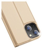 Dux Ducis Skin Pro Bookcase type case for iPhone 13 mini golden