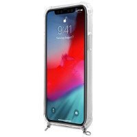 Guess GUHCP12LKC4GSSI iPhone 12 Pro Max 6.7" Transparent hardcase 4G Silver Chain