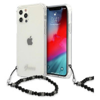 Guess GUHCP12LKPSBK iPhone 12 Pro Max 6.7" Transparent hardcase Black Pearl