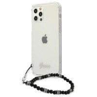 Guess GUHCP12LKPSBK iPhone 12 Pro Max 6.7" Transparent hardcase Black Pearl