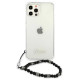 Guess GUHCP12LKPSBK iPhone 12 Pro Max 6.7" Transparent hardcase Black Pearl