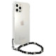 Guess GUHCP12LKPSBK iPhone 12 Pro Max 6.7" Transparent hardcase Black Pearl