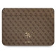 Guess 4G Big Logo case for a 13" laptop - brown