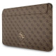 Guess 4G Big Logo case for a 13" laptop - brown