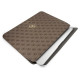 Guess 4G Big Logo case for a 13" laptop - brown