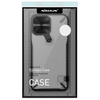 Nillkin Cyclops Case durable case with camera cover and foldable stand iPhone 13 Pro black