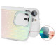 Kingxbar Travel Series luxurious elegant case for iPhone 13 Pro blue-orange (Clouds)