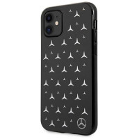 Mercedes MEHCN61ESPBK iPhone 11 6,1" / Xr czarny/black hardcase Silver Stars Pattern