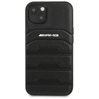 Mercedes AMG AMHCP13SGSEBK iPhone 13 mini 5,4" czarny/black hardcase Leather Debossed Lines
