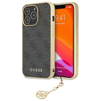 Guess GUHCP13XGF4GGR iPhone 13 Pro Max 6.7" grey/grey hardcase 4G Charms Collection