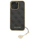 Guess GUHCP13XGF4GGR iPhone 13 Pro Max 6.7" grey/grey hardcase 4G Charms Collection