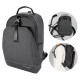 Wozinsky bike pannier bag, bike backpack with frame, 2in1, 40l, black (WBB33BK)