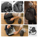 Wozinsky bike pannier bag, bike backpack with frame, 2in1, 40l, black (WBB33BK)