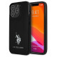 U.s. Polo Assn. US Polo USHCP13LUMHK iPhone 13 Pro / 13 6.1" black/black hardcase Horses Logo