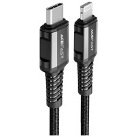 Acefast C1-01 Lightning - USB-C MFi PD cable 30W 3A 480Mb/s 1.2m - black