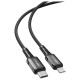 Acefast C1-01 Lightning - USB-C MFi PD cable 30W 3A 480Mb/s 1.2m - black
