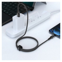 Acefast C1-01 Lightning - USB-C MFi PD cable 30W 3A 480Mb/s 1.2m - black