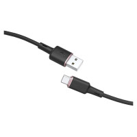 Acefast USB cable - USB Type C 1.2m, 3A black (C2-04 black)