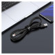 Acefast USB cable - USB Type C 1.2m, 3A black (C2-04 black)