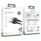 Acefast USB cable - USB Type C 1.2m, 3A black (C2-04 black)