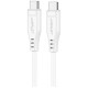 Acefast C3-03 USB-C - USB-C PD QC cable 60W 3A 480Mb/s 1.2m - white