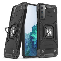 Wozinsky Ring Armor Tough Hybrid Case Cover + Magnetic Mount for Samsung Galaxy S22 Ultra gold