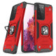 Wozinsky Ring Armor tough hybrid case cover + magnetic holder for Samsung Galaxy S22 Ultra red
