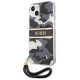 Guess GUHCP13SKCABBK iPhone 13 mini 5.4" black/black hardcase Camo Strap Collection