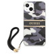 Guess GUHCP13SKCABBK iPhone 13 mini 5.4" black/black hardcase Camo Strap Collection