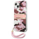 Guess GUHCP13SKCABPI iPhone 13 mini 5.4" pink/pink hardcase Camo Strap Collection