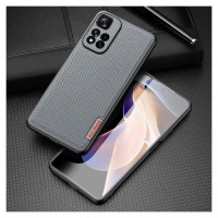 Dux Ducis Fino case nylon covered cover Xiaomi Redmi Note 11 Pro+ 5G (China) / 11 Pro 5G (China) / Mi11i HyperCharge / Poco X4 NFC 5G blue