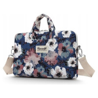 Canvaslife Briefcase 15-16'' Laptop Bag - Navy Blue and White