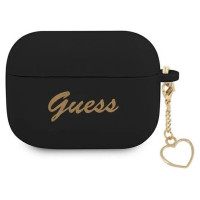 Guess GUAPLSCHSK AirPods Pro cover black/black Silicone Charm Heart Collection