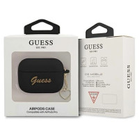 Guess GUAPLSCHSK AirPods Pro cover black/black Silicone Charm Heart Collection