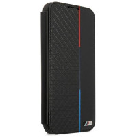 BMW Etui BMW BMBKS22MTRTBK S22+ S906 czarny/black bookcase M Collection Triangles