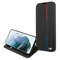 BMW Etui BMW BMBKS22MTRTBK S22+ S906 czarny/black bookcase M Collection Triangles