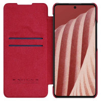 Nillkin Qin leather holster case for Samsung Galaxy A73 red